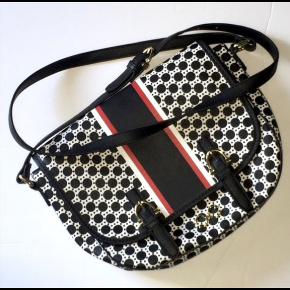 C. Wonder Black / White / Red Crossbody Bag